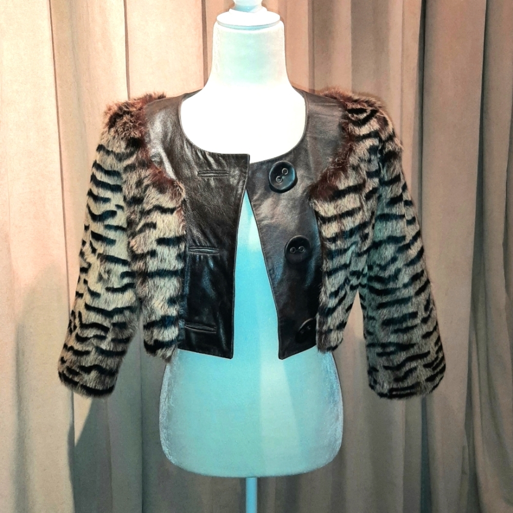 Bebe fur bolero jacket